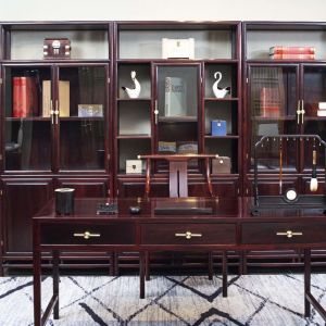 舒華一號辦公桌、書柜
